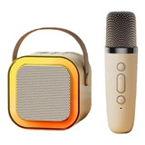 Caixinha De Som Infantil Microfone Sem Fio Karaokê Bluetooth