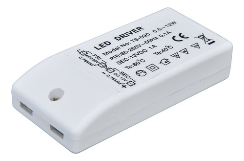 12v Regulable Led Driver 12w Dc 1a Lámpara De Transformador