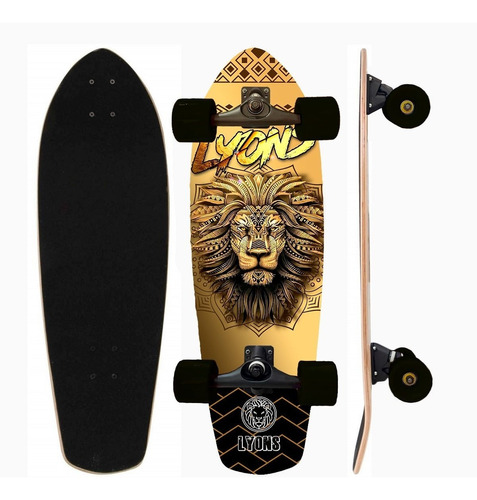 Skate Simulador De Surf Lyons Profissional Maori