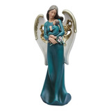 Angel Figura Pir Con Bebe Colección Home Interiors