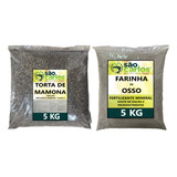 Farinha De Osso + Torta De Mamona 10kg - Adubo Fertilizante