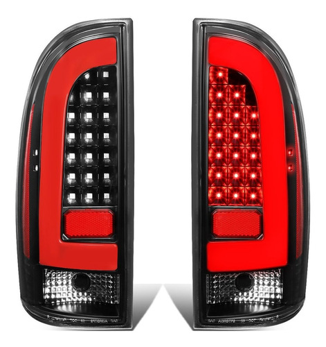 Dna Motoring Tl-ttac05-led-rd3d-bk-cl Par Rojo 3d Led Barra 