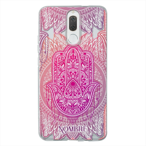 Funda Huawei Antigolpes Mano Fátima Personalizada Con Nombre