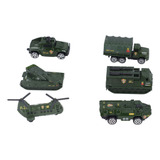 Diecast Military Vehicles Paquete De 6 Juguetes Del Ejército