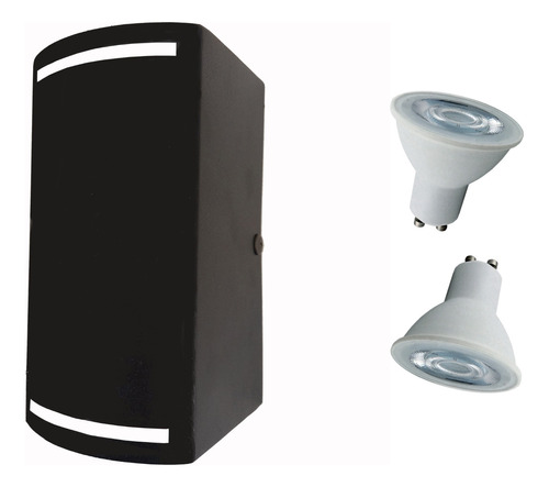 Aplique Pared Bidireccional Exterior Pack X 7 + 14 Lamp. Led