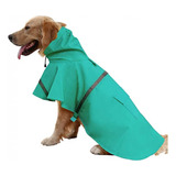 Piloto Impermeable Con Capucha Para Perro Talle M