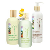 Set Shampoo, Acondicionador Crema Para Peinar Terramar Curls