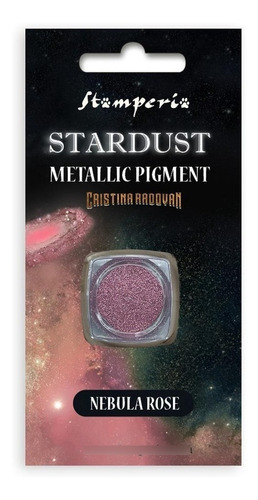 Mixed Media Pigmento Metal Stamperia Stardust Pigment Rose