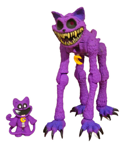 Figura Juguete Smiling Critters Cat Nap Gato Morado Pesadill