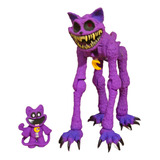 Figura Juguete Smiling Critters Cat Nap Gato Morado Pesadill