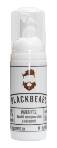 Minoxidil Al 10% Espuma Blackbeard Adicionado Con Cafeína 