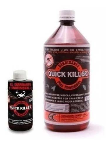 Quick Killer X1l Derribante Mosquitos Jejenes Garrapatas