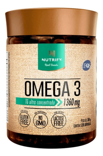 Omega 3 1360mg Nutrify 120 Capsulas