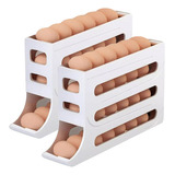 2x Caja De Almacenamiento De Huevos For Refrigerador, S