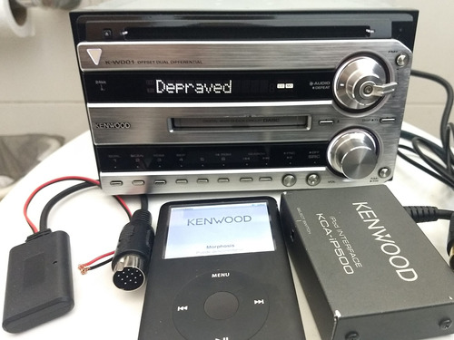 Kenwood Hi-end Super Raro K-wd01 Minidisc Cd *bluetooth-iPod