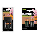 Cargador De Pilas Recargables Duracell Con 4aaa Y 4aa