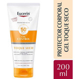 Eucerin Sun Fps50+ Gel-crema Corporal Toque Seco X 200