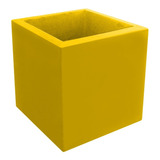 Macetero De Cemento Cubo 40x40x40 A Color / Deco Hogar