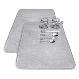 2 Tapetes Grandes Para Secar Platos Para Encimera De Cocina,