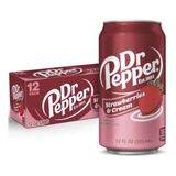 Dr. Pepper Strawberries & Cream Pack 12 355 Ml