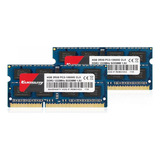 Memoria Ram Kuesuny 8gb(2x4gb)ddr3 1333mhz Sodimm Pc3-10600