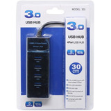 Multipuerto Hub 4 Puertos Usb Velocidad 3.0 Usb, Cables Etc