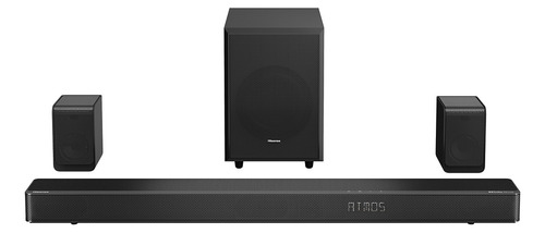 Soundbar Hisense 5.1.2 Ch Subwoofer Inalámbrico Negro