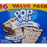 Pop-tarts Frosted Cookies & Creme Tostador Repostera