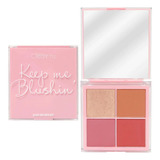 Paleta De Rubor Iluminador Keep Me Blushin Beauty Creations Color Del Rubor 4-ever