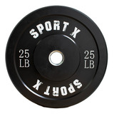 Discos Olimpicos Caucho Crossfit Funcional Impact 25l Sportx