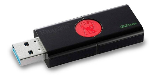 Memoria Usb 32gb Kingston Dt106 3.1 Modelo Negra