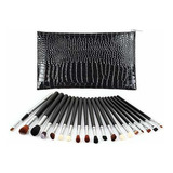 Set De Brochas Para Maquillaje De Ojos Logiverl 19 Piezas Se