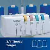 Máquina De Coser Brother Designio Series Dz1234 Serger