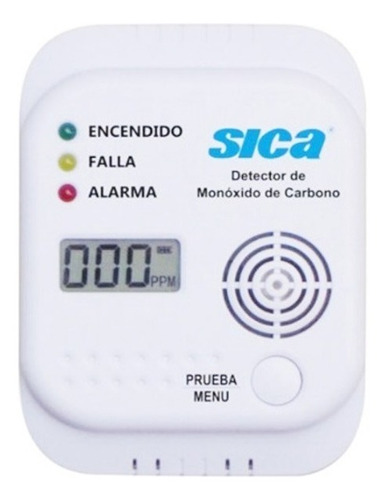 Alarma Detector De Monóxido De Carbono Sica Extincenter 