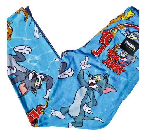 Pantalon Unisex Pijama De Tom Y Jerry  Modal Premium Galeca