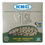 Corrente Kmc X11 Sl Silver / Prata 116l 11v Vazada Mtb Speed