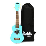 Ukelele Soprano Ukadelic By Kala Colores Ukulele Con Funda Color Celeste