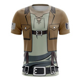 Playeras Sublimada Attack On Titan Tallas Extra 