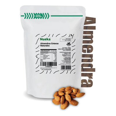 500gr Almendras Entera Naturales Sin Tostar Bolsa Nueka Gold | MercadoLibre