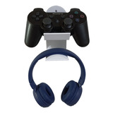 Suporte Parede Para 1 Controle E 1 Headset Xbox,ps2,ps3,ps4