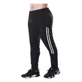 Pants Jogger Deportivo Slim Fit Con Cremallera Bolsillos