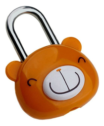 Candado Iron Cartoon Bear Lock Hardware Mini Student