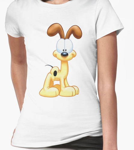 Playera Camiseta Oddie Garfield Perrito Puppy Unisx + Regalo