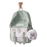 Mochila Importada Kawaii Con Accesorios Para Jovencitas