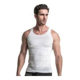 Camiseta Reductora Termica Hombre Slim`n Lift Blanca