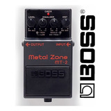 Pedal De Efecto Boss Metal Zone Mt-2  Negro