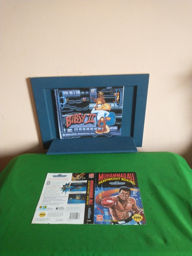 Sega Genesis Muhammadali Heavyweight Boxing Encarte Original