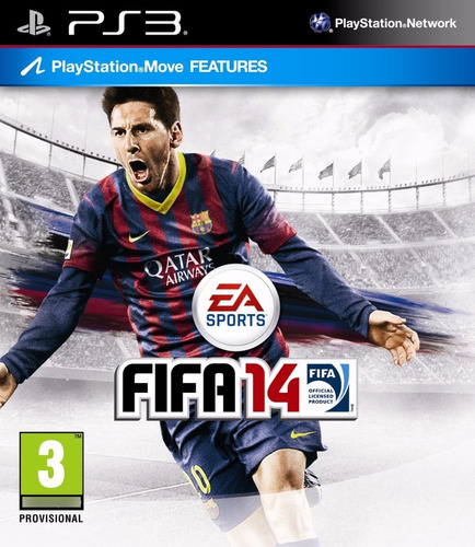 Jogo Fifa 14 2014 Ps3 Playstation 3 Futebol Ea Mídia Física