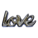 Adorno Letra Love Decorativo Cerámica Color Metalizado 15cms