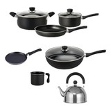 Set De Ollas Sartén Jarro Panquequera Wok Pava Hudson